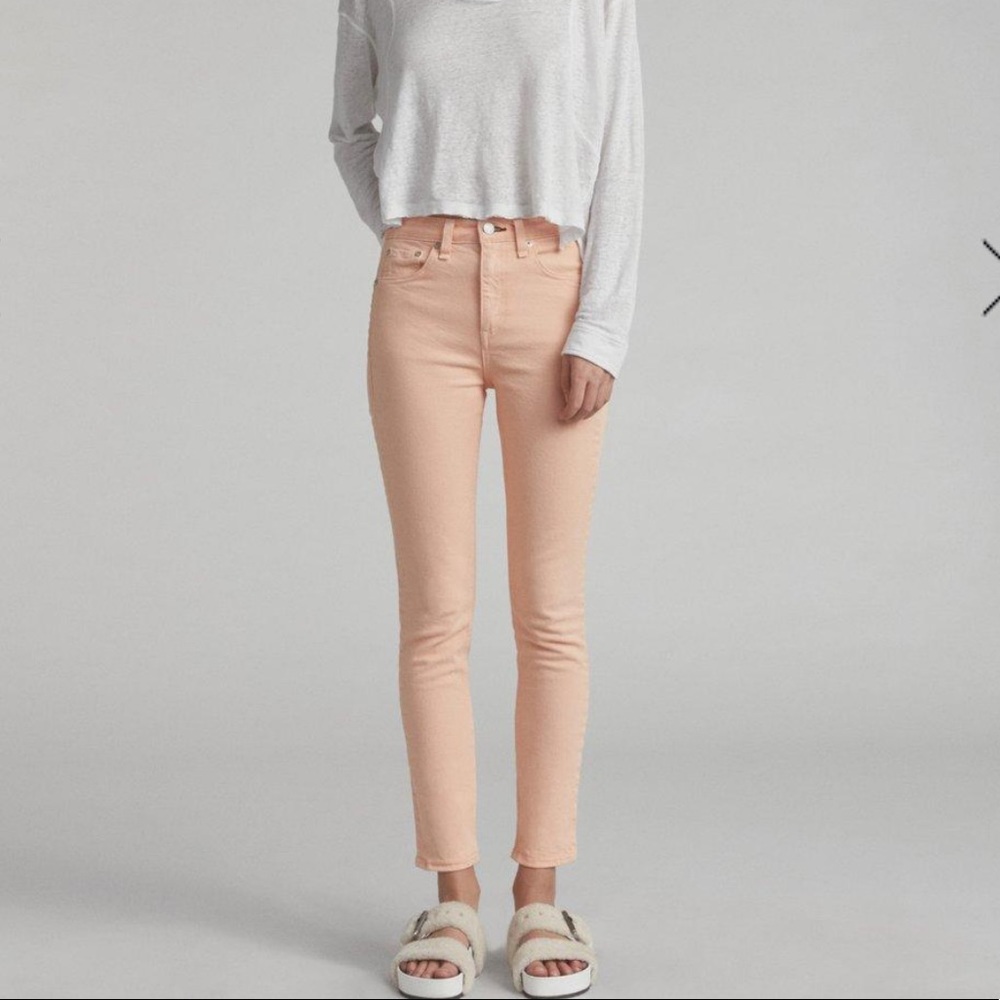 Rag & Bone High Rise Skinny in Prairie Sun